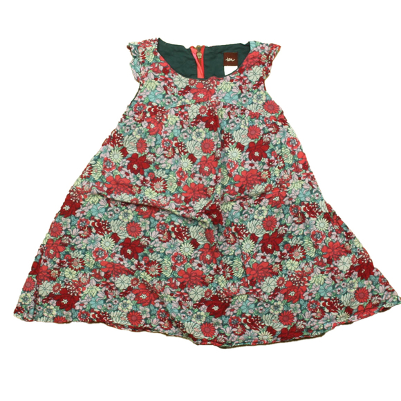 Tea Other - Tea Girls Red Floral Dress size: 2T